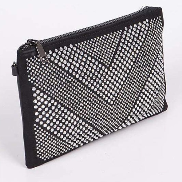 Round Studded Crossbody Clutch - Picture 3 of 4